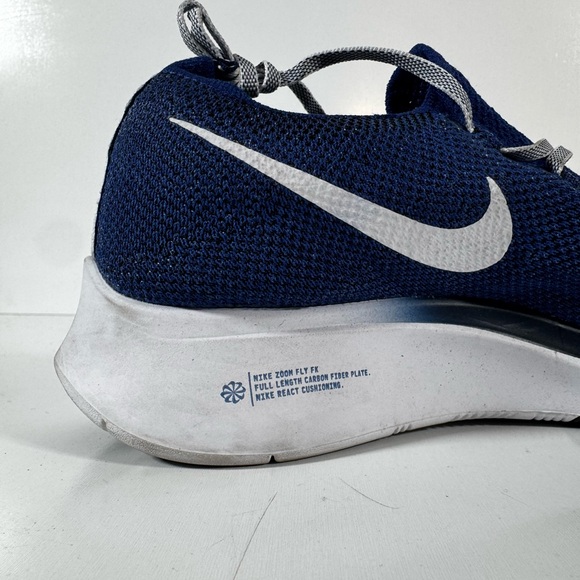 Nike Zoom Fly Flyknit Blue White Men’s Size 11 | Lightly Used Running Shoes - Picture 5 of 7
